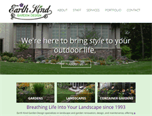 Tablet Screenshot of earthkindgardens.com